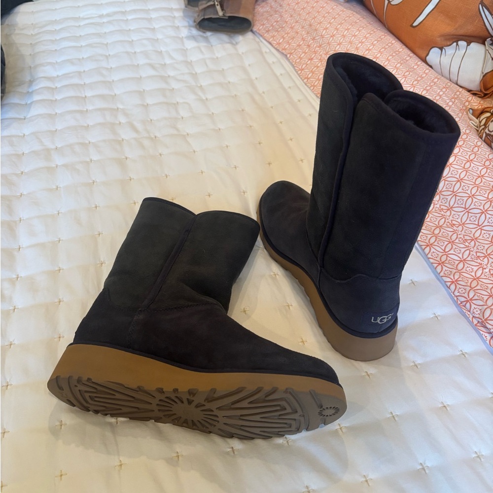 UGG Women's navy wedge Boots